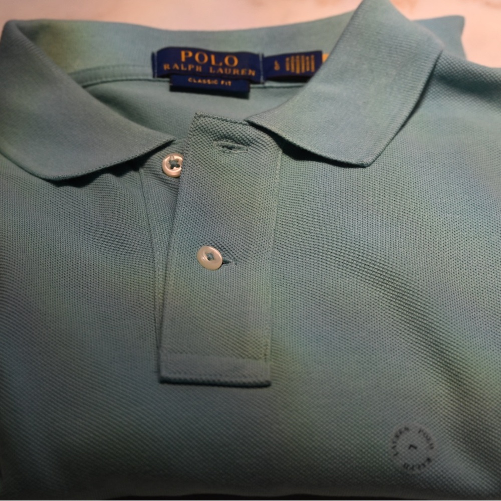 Ralph Lauren Men's Light Green Polo Shirt